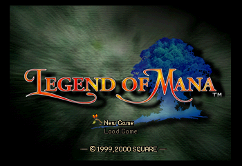 Legend of Mana Title Screen
